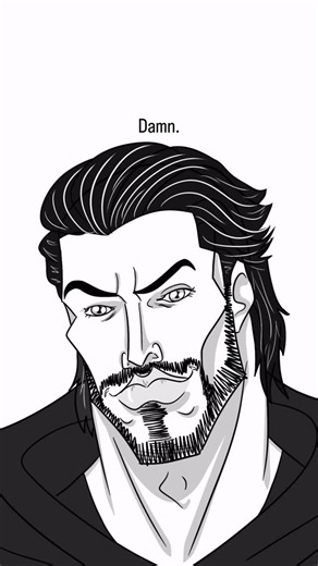 ✏️Dear Macro Studios - Drawings - Comics - Character Design on Instagram: "Damn. Not again. - - - - - - - - - - #trend #fyp #reels #digitalart #procreate"