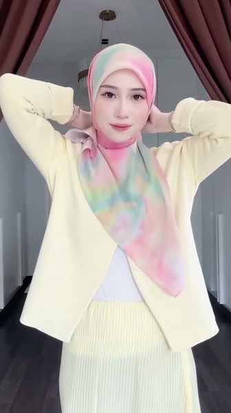 Tutorial Segi Empat Kekinian 2026: Cepat, Mudah, dan Cantik! #hijabstyle #modelhijaber