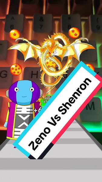 Zeno Sama Vs Super Shenron #dbz #Seno #shenron #Anime #Duel