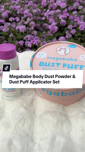MegaBabe body dusting powder powder puff for underboob sweat, thigh chafing, and sticky skin folds. A simple way to stay dry and comfortable in hot weather, workouts, or everyday summer heat. Megababe Body Dust Powder & Dust Puff Applicator Set | Talc-Free Sweat-Absorbing. #megababe #bodypowder #antichafing #babypowder #tiktokshopcreatorpicks @Megababe