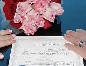 Las Vegas marriage license Information