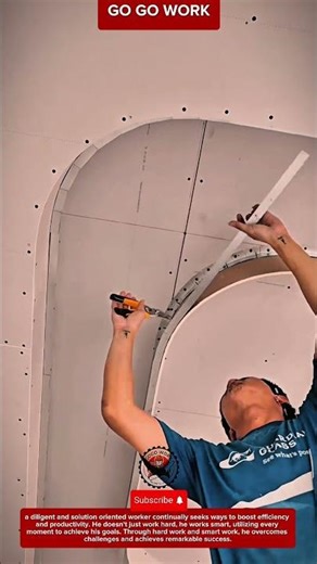 Creating Smooth Arch Ceiling With Adjustable Metal Track And Precision Cutting