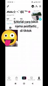 Cara Membuat Nama Aesthetic di TikTok dengan Font Generator