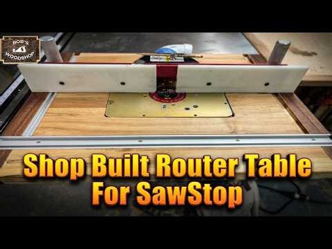 Shop Built Router Table For Sawstop and Save $600