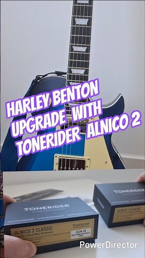 Harley Benton SC upgrade with Tonerider Alnico 2 and Locking tuners