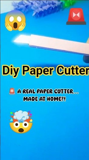 DIY Paper Cutter at Home 📝 | Easy & Simple Paper Cutting Tool | #Shorts