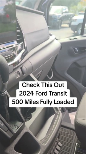Check out this trade!! 2024 Ford Transit 350!! 500 miles