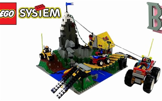 乐高6584城镇系列极限挑战赛快速拼搭与评测