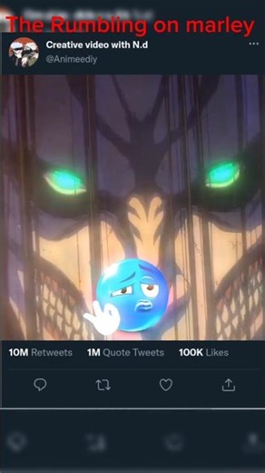 The Rumbling on Marley 🔥 | Montagem Lunar Celestina 1.0 (AOT Edit)