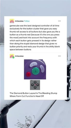 GameCube controller was designed perfectly 🎮 #gaming #nostalgia