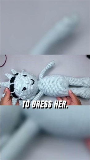 Patriotic amigurumi outfit - crochet every detail #crochet #diy