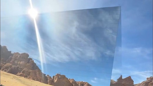 沙特阿拉伯 | 马拉亚音乐厅 | 消失的建筑：世界最大镜面奇观