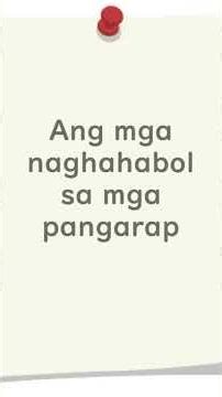 Ang mga naghahabol sa mga pangarap - Huhito Pabula-Tagalog Version Vol.25 #Tagalog #pabula
