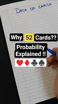 Deck of Cards 🔢 | Must-know basics for Probability (Class 9 & 10) #maths #boardexam