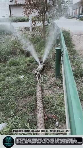 Powerful Drain Cleaning Tool Clears Blockage Fast #tools