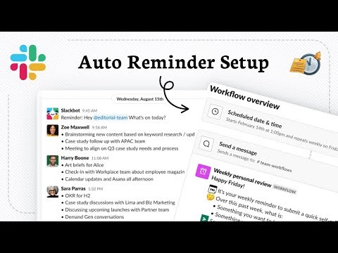 How to create a recurring reminder in Slack