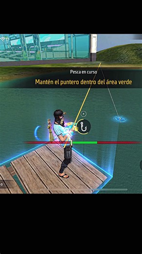 Capturando el pez en Free Fire