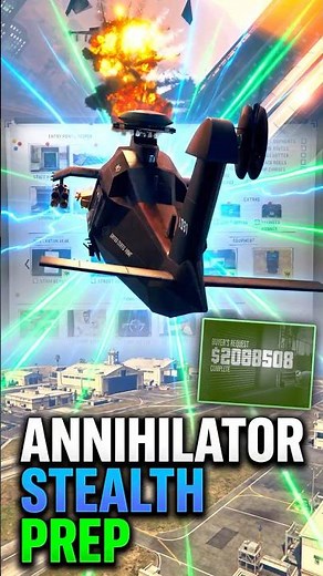 Annihilator Stealth Getaway GTA Online Kortz Center Heist Prep Mission # #gtaonline