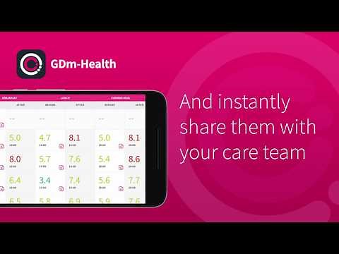 GDm-Health™ is for women with gestational diabetes to connect with their healthcare team