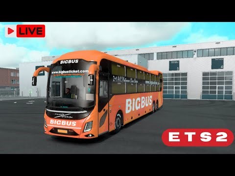 🚍 TODAY SPECIAL FOREIGN TRIP BIG VOLVO BUS IN ETS2 LIVE
