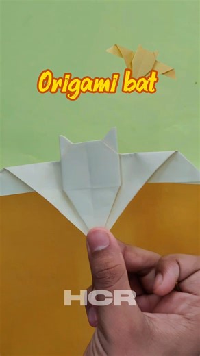 origami bat 🦇 (step by step)#easy
