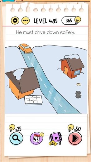 Brain test level 485 #braintestsolution #games #mobilegame #gaming #braintest #trickypuzzles