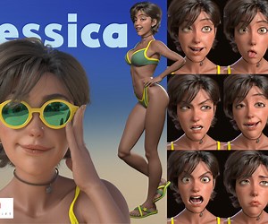 ArtStation - Female character Cinematic model Rigged | Resources