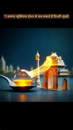 1 Spoon Can Power Delhi to Mumbai! | Nuclear Energy Secret Revealed | #shorts