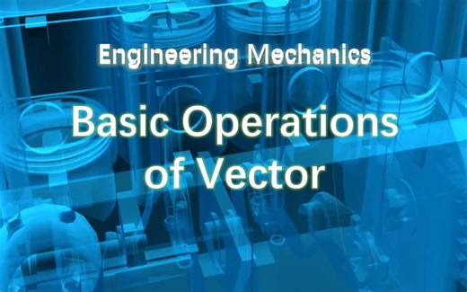 Engineering Mechanics - 2.2 Basic Operations of Vector