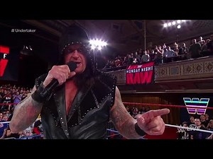 Undertaker Delivers Retirement Speech at WWE at RAW 25?