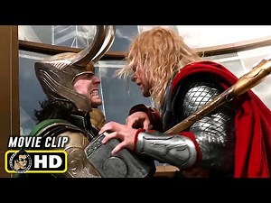THE AVENGERS (2012) Thor Vs. Loki Fight [HD] Marvel