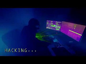 Lukeafk as a hacker footage 2 (1 minute extended + extra effects)