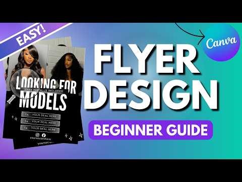 Canva Flyer Tutorial | Beginner Step-by-Step