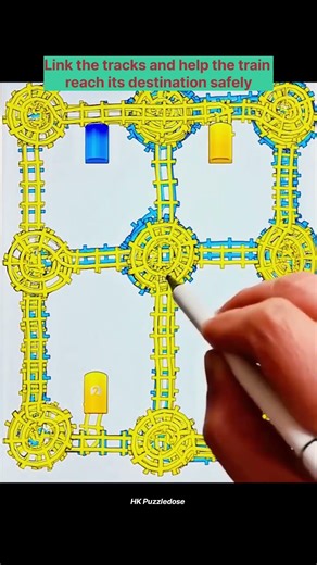 Fix It or Crash 😱 | Train Track Puzzle #shorts #traingame #trainpuzzle #railtrack #gamingshorts