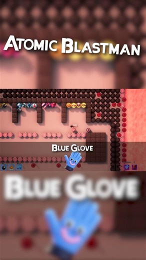 Powerup Showcase: Blue Glove | Atomic Blastman #gaming #indiegame #games #tutorial