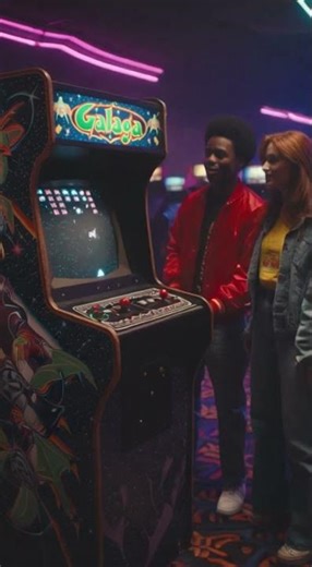 classic Galaga arcade