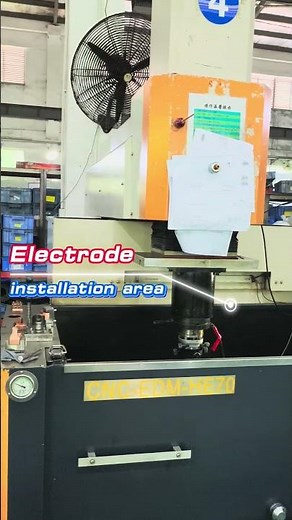 CNC EDM Machine Cutting Metal Without Touching! | EDM Process Demo #machine #cnc