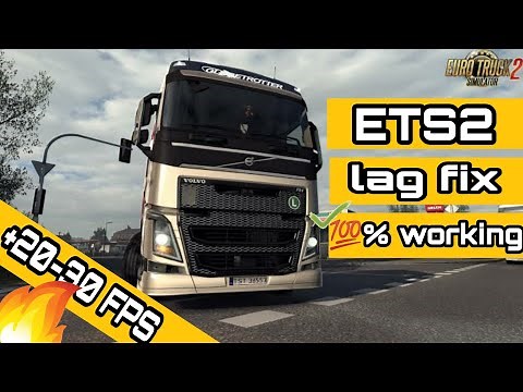 How To Fix Lag In ETS2 || 100% Working || Tutorial ||