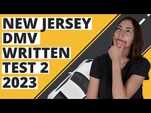 New Jersey DMV Written Test 2 2023 (60 Questions with Explained Answers)
