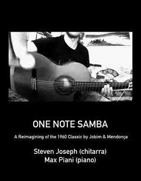 ONE NOTE SAMBA guitar & piano