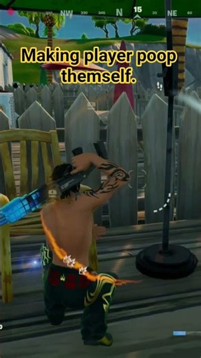 Fortnite. Making player poop themself.