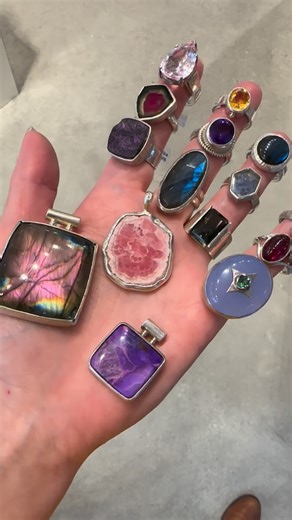 Crystalarium ✨ I ROCK LA ✨ on Instagram: "Did you know that almost all of our jewelry is designed and handmade at Crystalarium? Each stone is hand selected by Robin, owner/gemologist , designed and hand fabricated right upstairs. No casting. No CAD. No duplicates. No plating. Each piece is set in either 14k, 18k 22k or Sterling Silver. We also love creating custom pieces just for you! All gold and silver jewelry currently 25% off in store and online till January 3💎 #handmadejewelry #madeinla #b