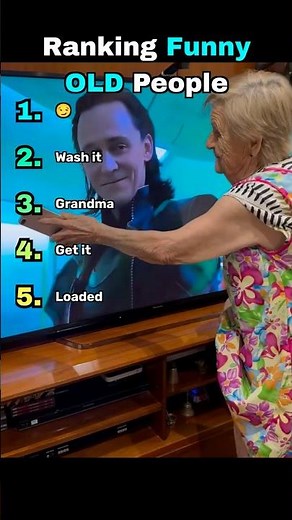 Ranking Funny Old People Clips 💀 #funny #grandma #old
