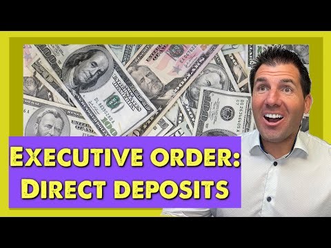 Social Security Says Only Direct Deposits - Executive Order in Full Effect
