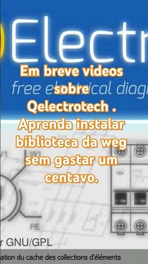 Qelectrotech bibliotecas #eletricidade #curiosidades #engenhariacuriosidades