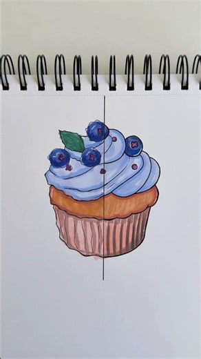 Left vs Right hand 🫐 pt2 #sketch #sketchbook #ardrawing #howtodraw #fyp #shorts #shortvideo