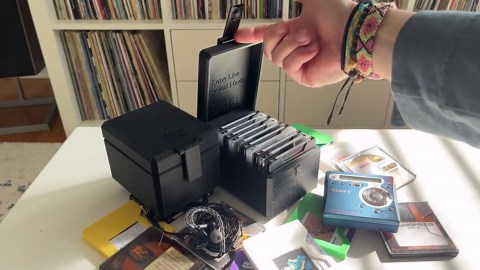 Minidisc Storage Case | Magnetic Latch | 5 or 10 Disc Holder | Handmade - Etsy