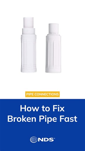Check out the new NDS Compact Pro Span repair couplings! The Compact is available in 6 sizes ranging from 1/2 inch to 2” and are ideal for pvc pipe repair in tight or awkward spaces. | Steven de Kort