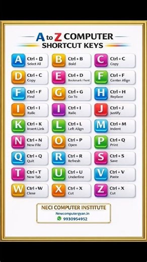 excel shortcut key 💞