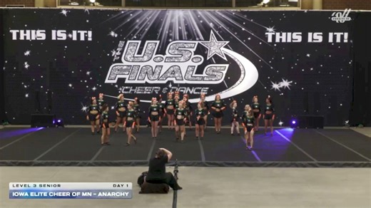 Iowa Elite Cheer of MN - ANARCHY [2026 L3 Senior Day 1] 2026 The U.S. Finals Des Moines